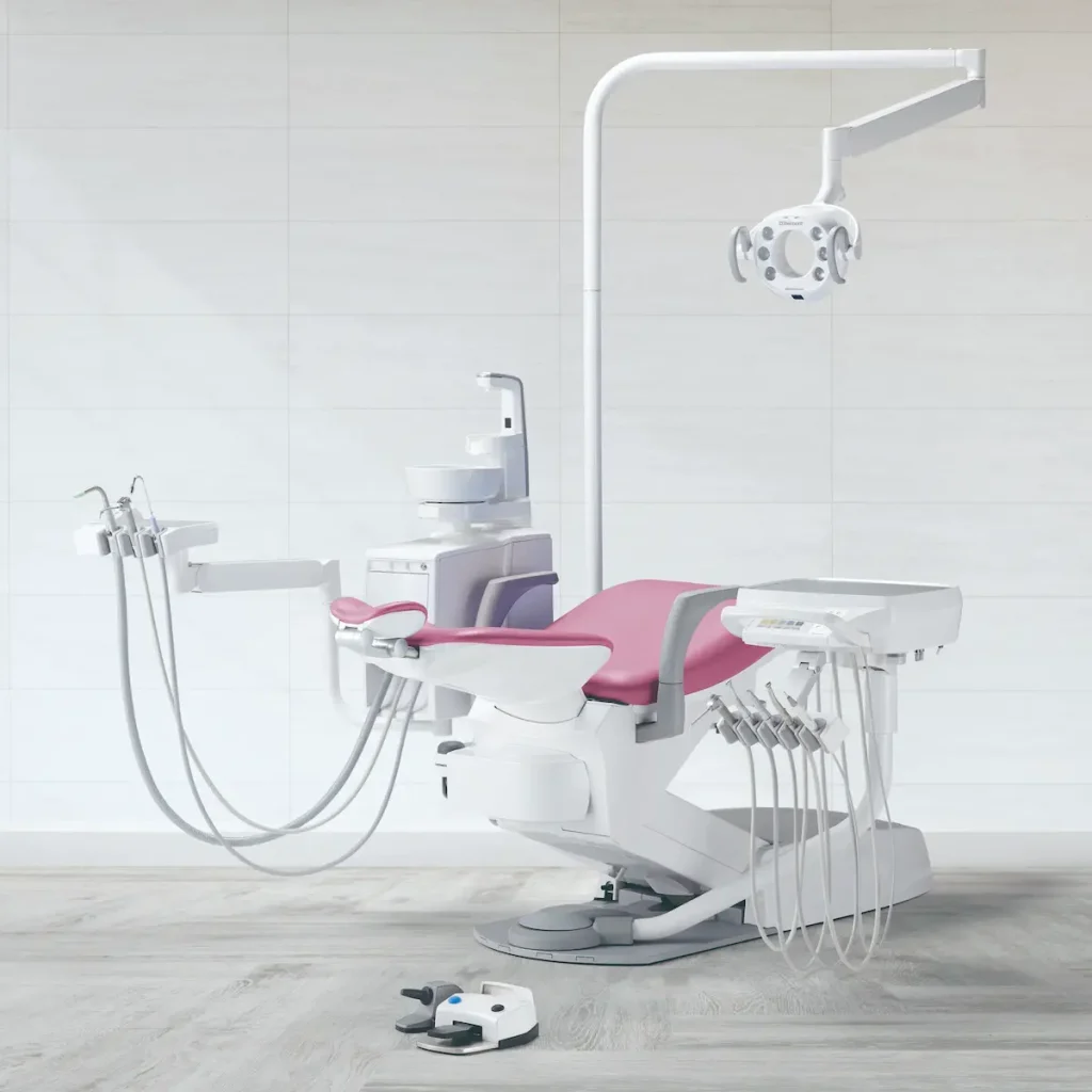 Fauteuil dentaire haut de gamme Belmont Eurus S8 installé par PS Dentaire en Haute-Vienne