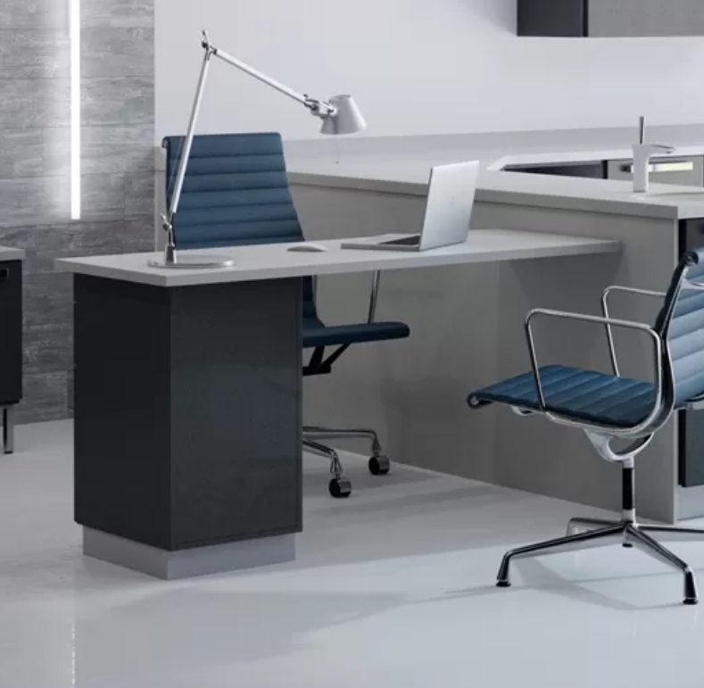 Mobilier de bureau et banque d'accueil pour cabinet dentaire Haute-Vienne