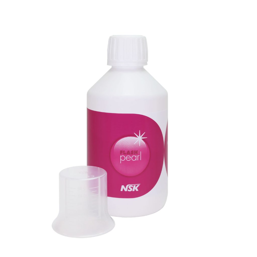 Prophylaxie, poudre de polissage, bouteille Flash Pearl NSK